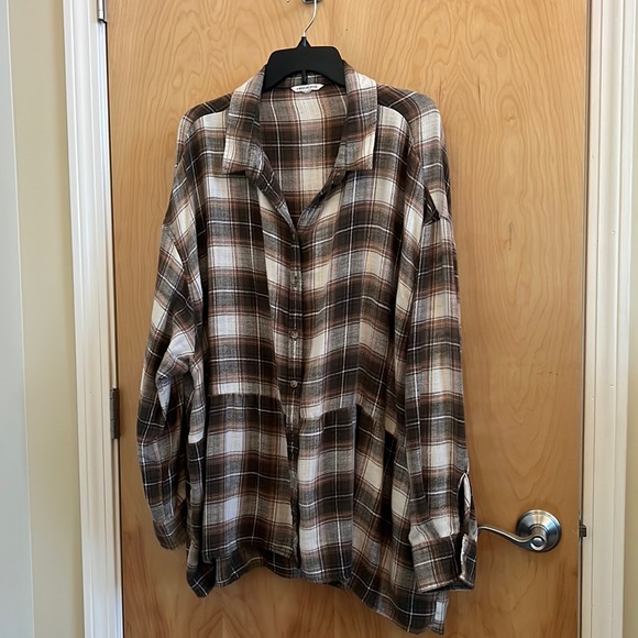 American Eagle Outfitters Tops - American eagle babydoll flannel